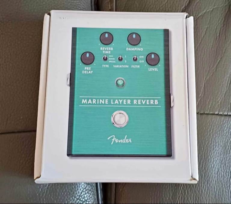 Fender effects pedal. Marine Layer Reverb.