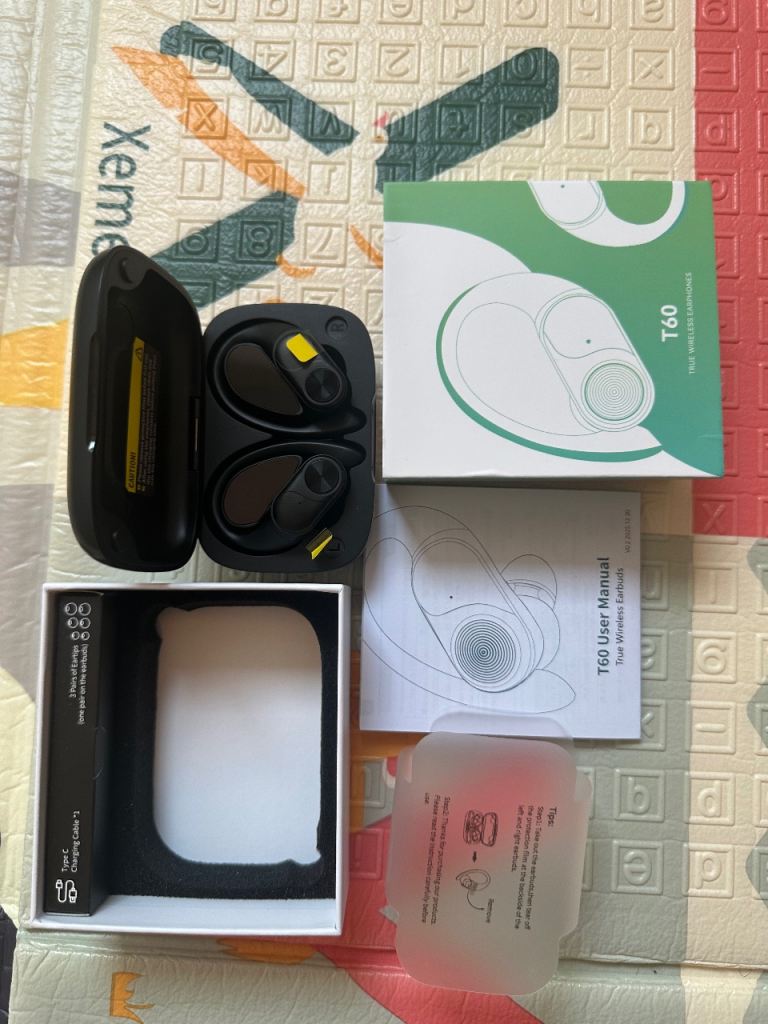 T60 True Wireless Earbuds with Charging Case