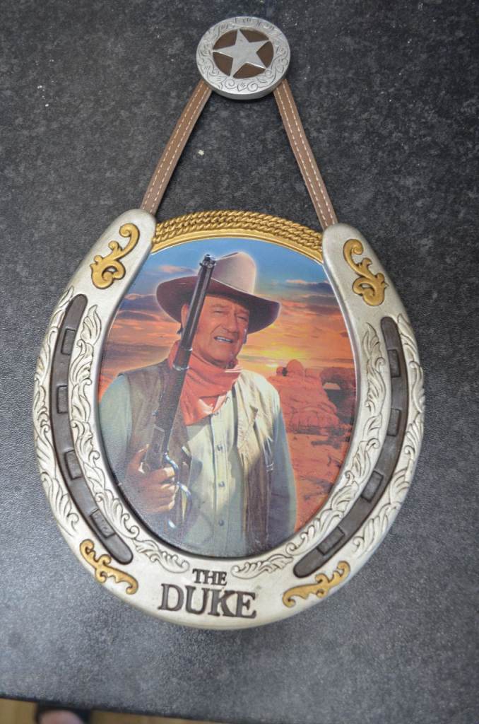 John Wayne Western Spirit Wall Decor Bradford Exchange Plaque Thundering Justice