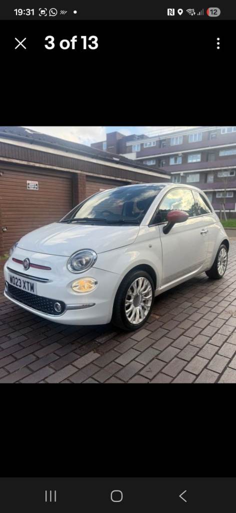 Fiat, 500, Hatchback, 2023, Manual, 999 (cc), 3 doors