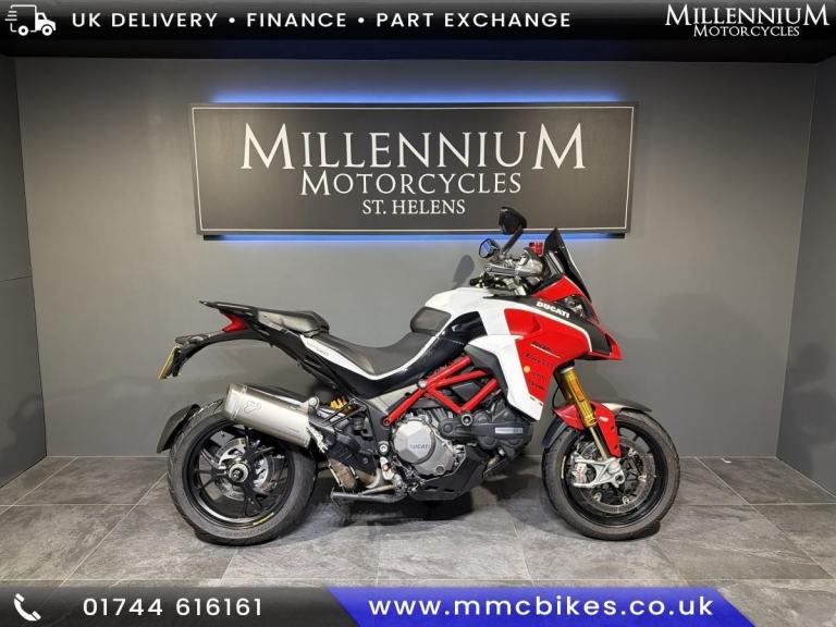 2019 DUCATI MULTISTRADA 1260 PIKES PEAK ADVENTURE TOURER WITH TERMIGNONI EXHA...
