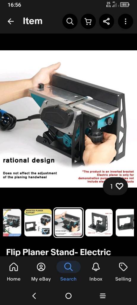 Planer flip stand and planer