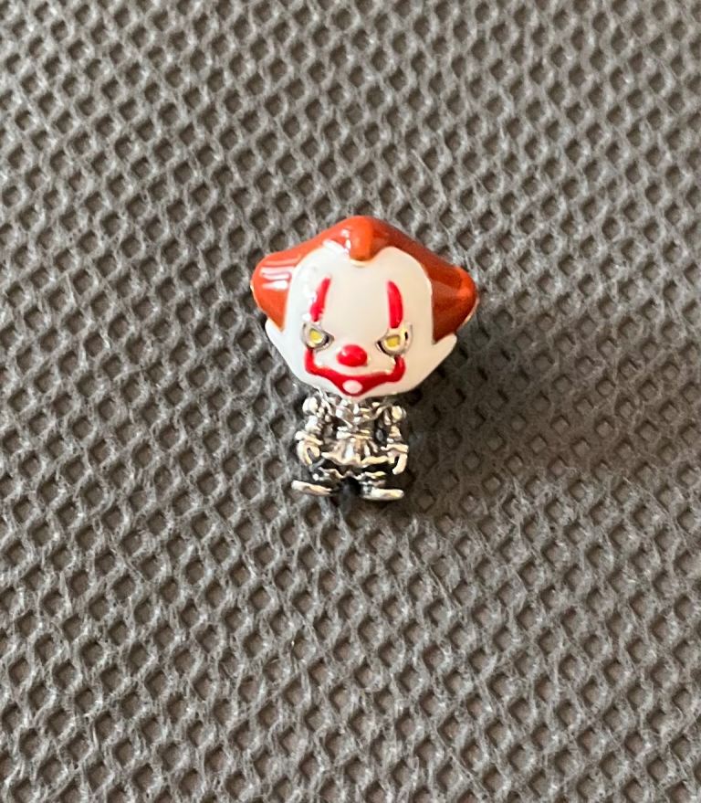 Pennywise horror character 925 stamped charm new💜