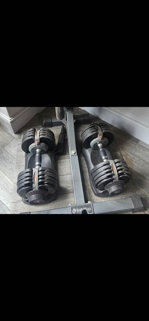 Bodymax adjustable dumbells 2.5kg to 32.5kg