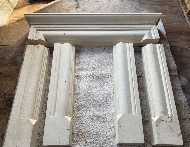 Original Fireplace. Never been installed