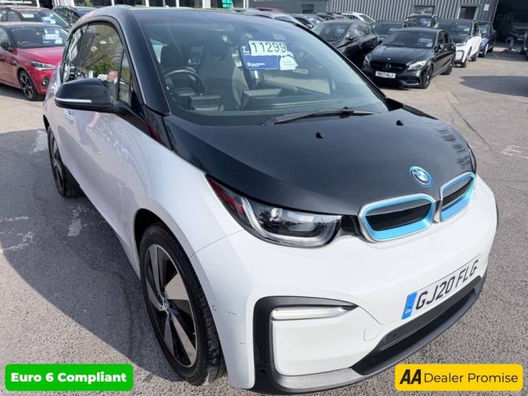 2020 BMW i3 White 42.2kWh electric hatchback, 41,850 miles, Automatic, 19in alloys, Car Hatchback...