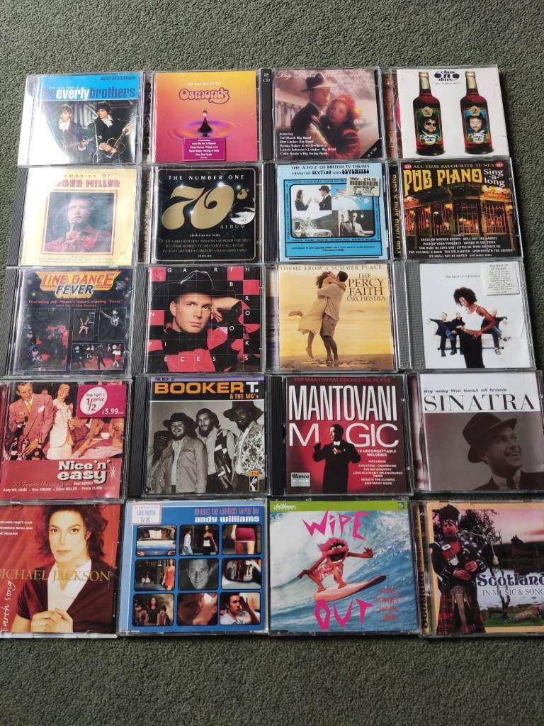 CDs, various music CDs 