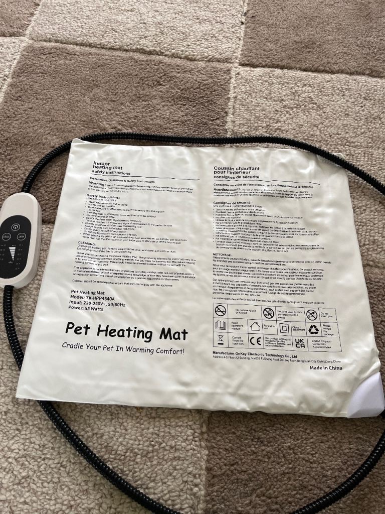 Pet heating mat 