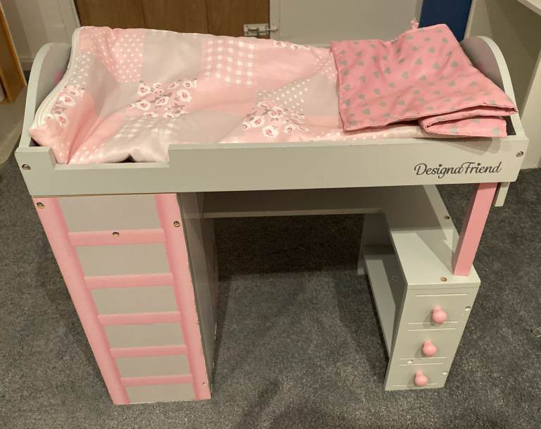 image for Idea Christmas Present - DesignaFriend Bed suitable for Our Generation sized dolls