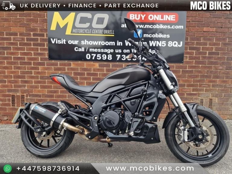 Benelli 502 Custom 20reg 12452miles FSH Blue Flame exhaust and crash protecto...