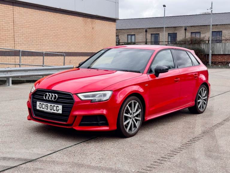 2019 Audi A3 Sportback Black Edition TFSI S Tronic, Petrol, Auto, Red - Tango Red Metallic