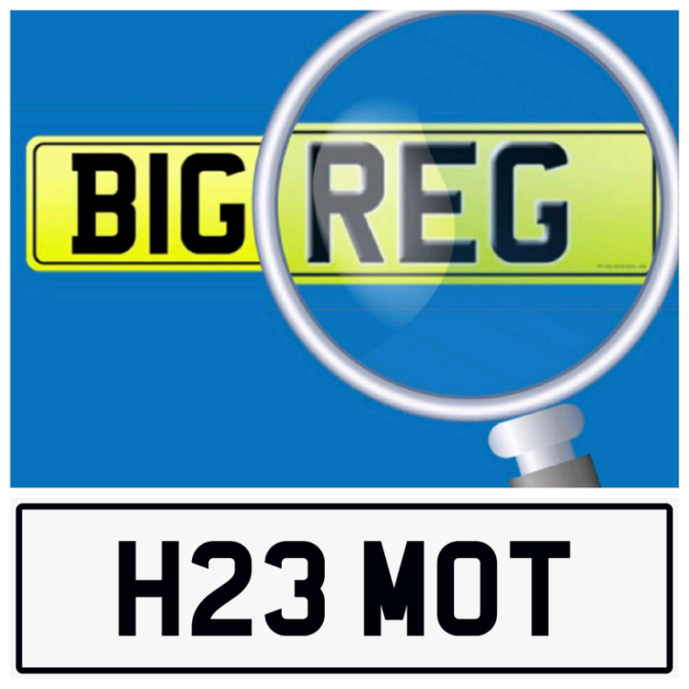 CAR MOT GARAGE PRIVATE REGISTRATION CHERISHED CAR NUMBER PLATE H23 MOT