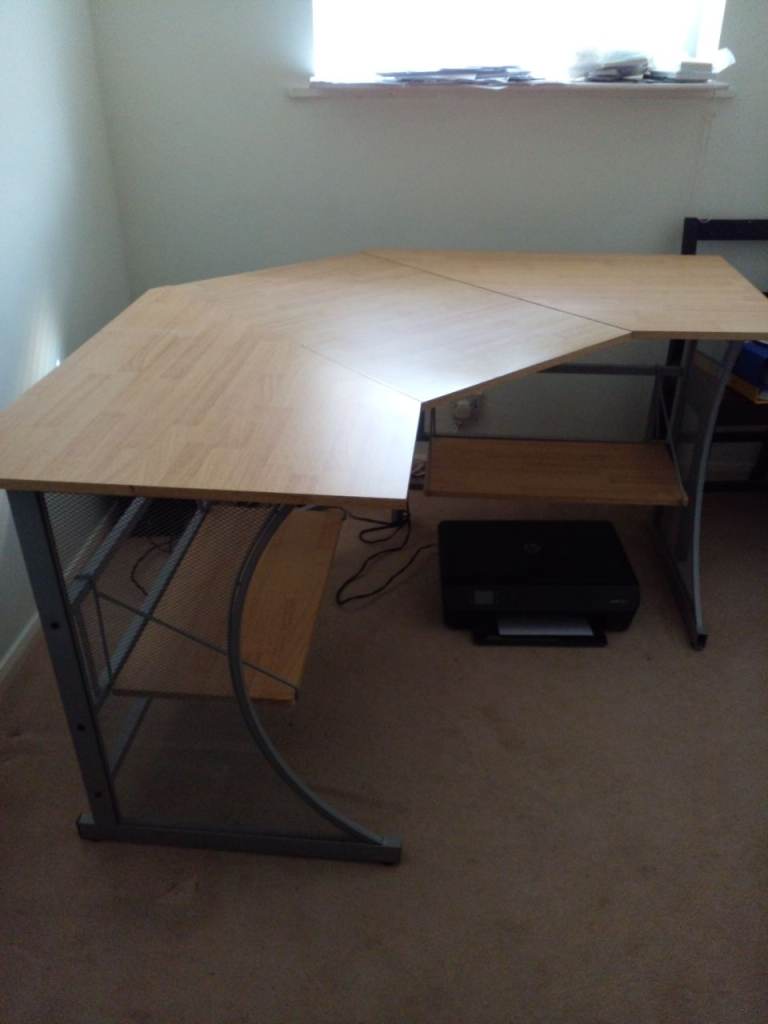 Corner desk.