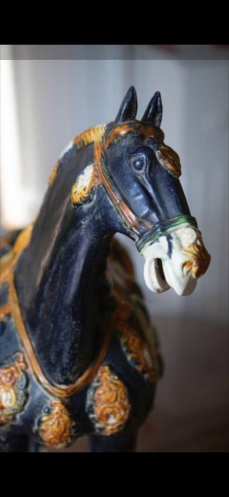 Antique Extra Large Chinese Tang Horse C 1890 H