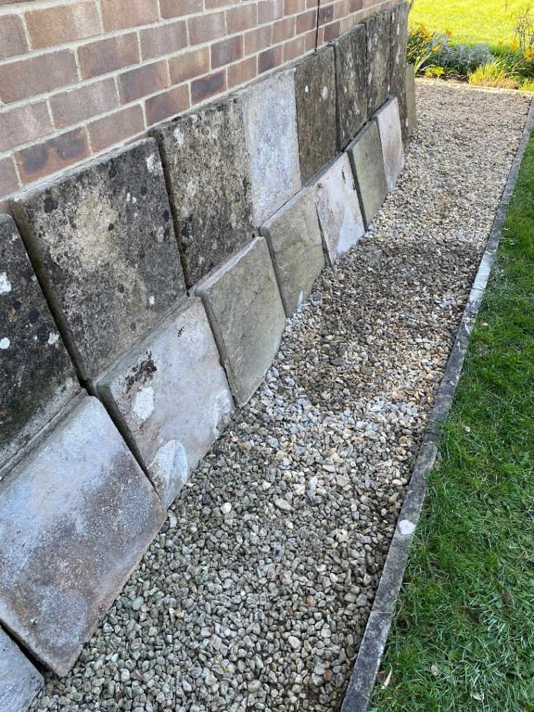 Used Garden Paving Slabs / Patio Slabs - Stone