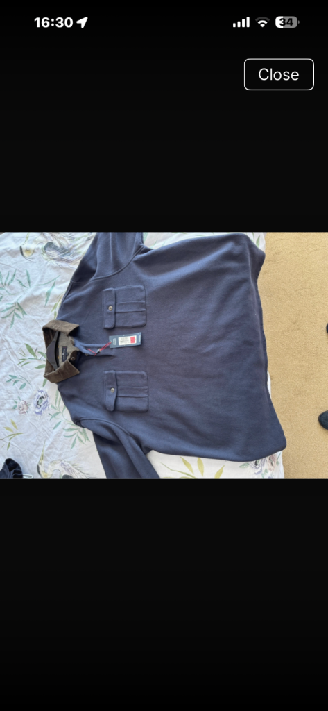 Men’s blue harbour top