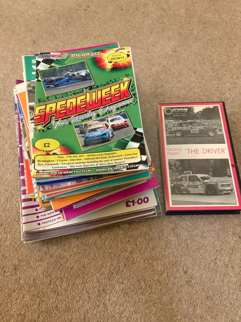 Stock car memorabilia 