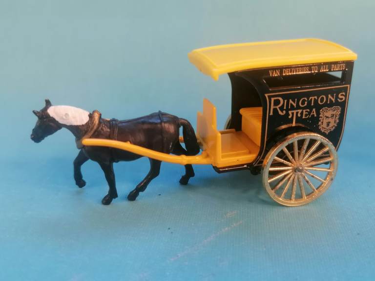  Vintage Made in England by Lledo this Horse Drawn Delivery Van in the livery of 'Ringtons Tea