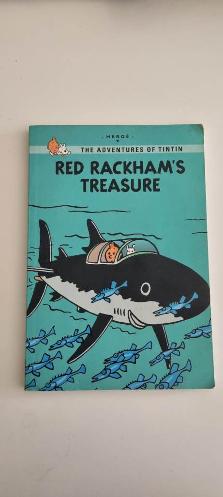 Tintin comic - miniature booklet - Red Rackham's Treasure