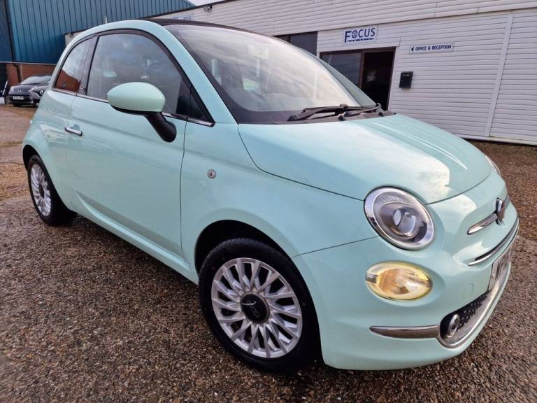 2016 16 FIAT 500C 1.2 ECO LOUNGE CONVERTIBLE 2DR PETROL MANUAL EURO 6 (S/S) (69 