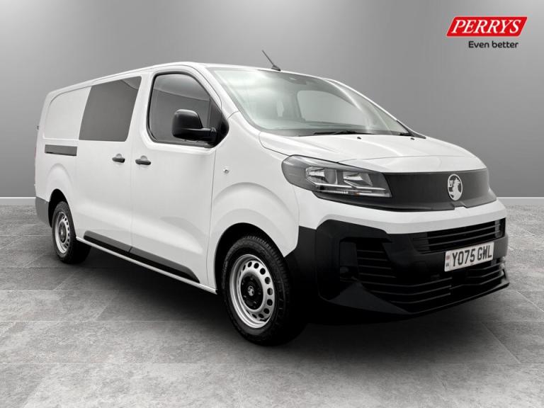 2026 Vauxhall Vivaro 2.0 Turbo D 145 Prime H1 Double Cab Crew Bus DIESEL Manual