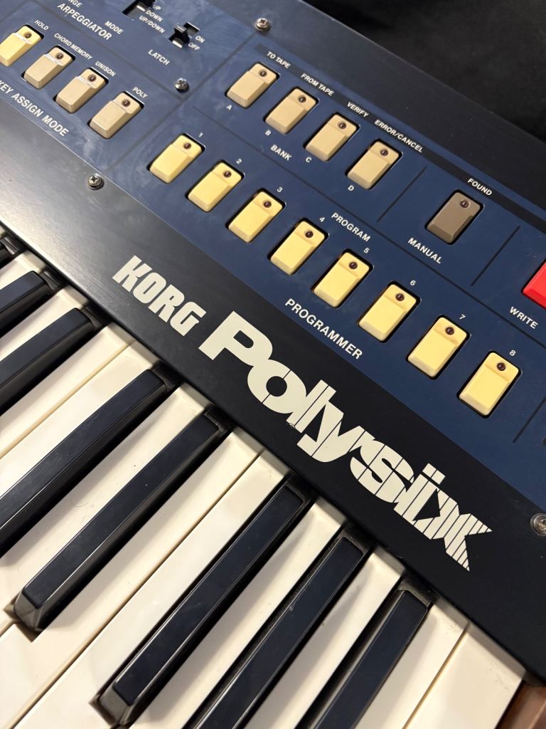 Korg Polysix vintage analog synth