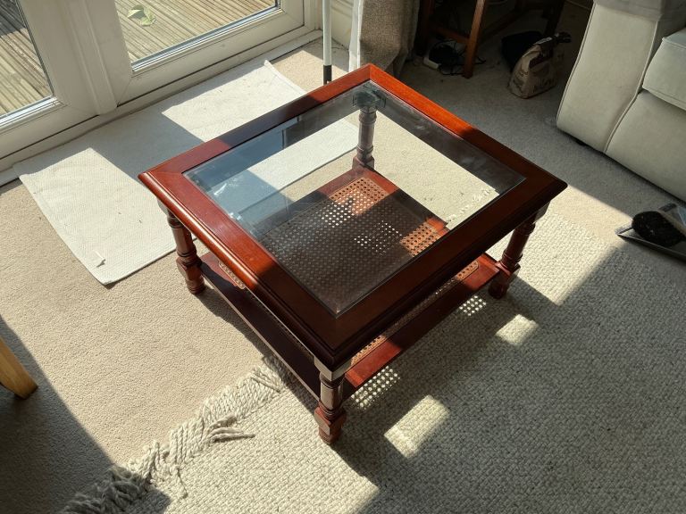 Mahogany coffee table