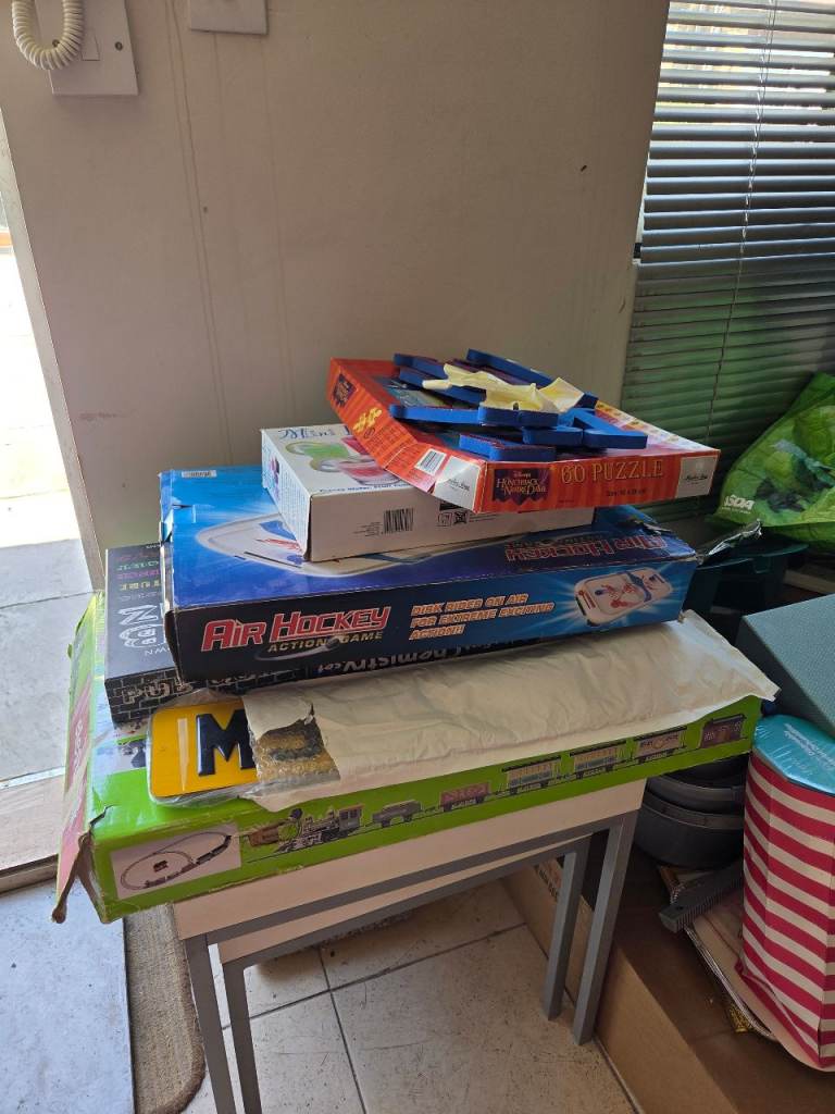 Free used board games and toys