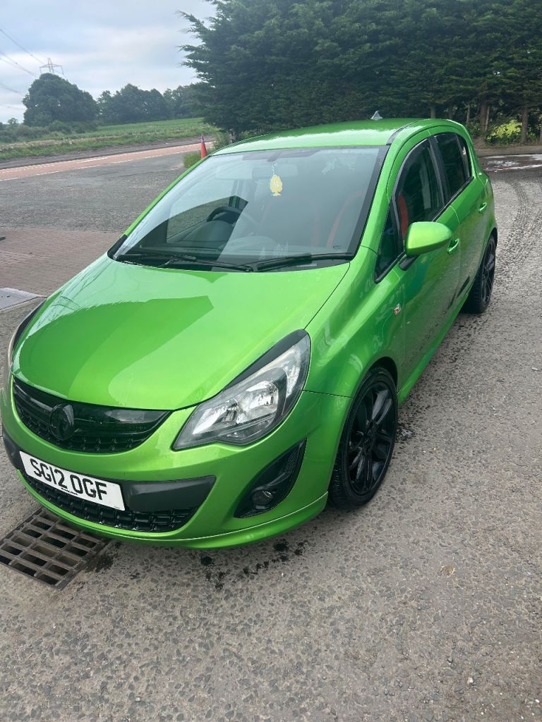 2012 Vauxhall Corsa SXi 1.4 Petrol – Bright Green – 94,900 Miles