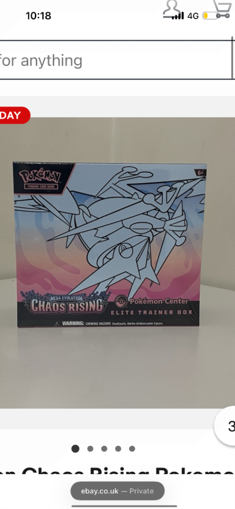 Pokemon chaos rising pc etb 