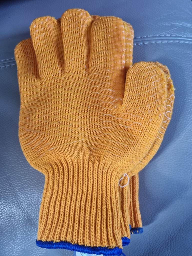 New Orange Work Gloves 