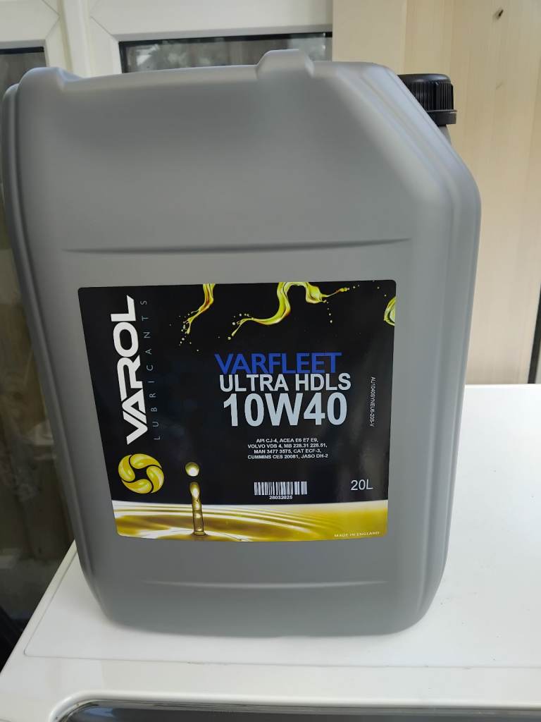 20 litre 10w40 oil plus 3 filters