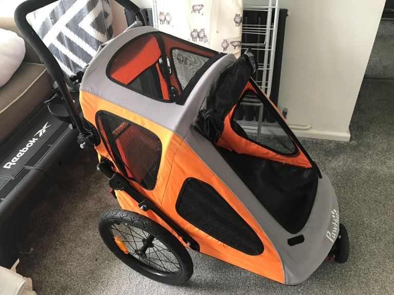 Dog bike trailer pushchair 