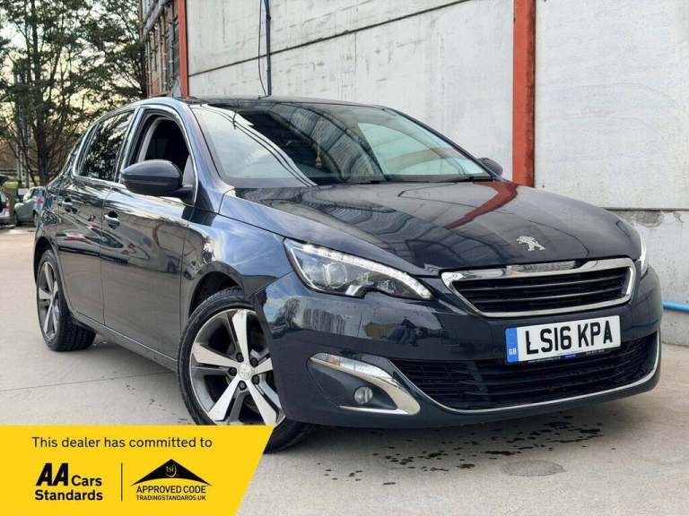 2016 Peugeot 308 1.2 PureTech Allure EAT Euro 6 (s/s) 5dr HATCHBACK Petrol Automatic