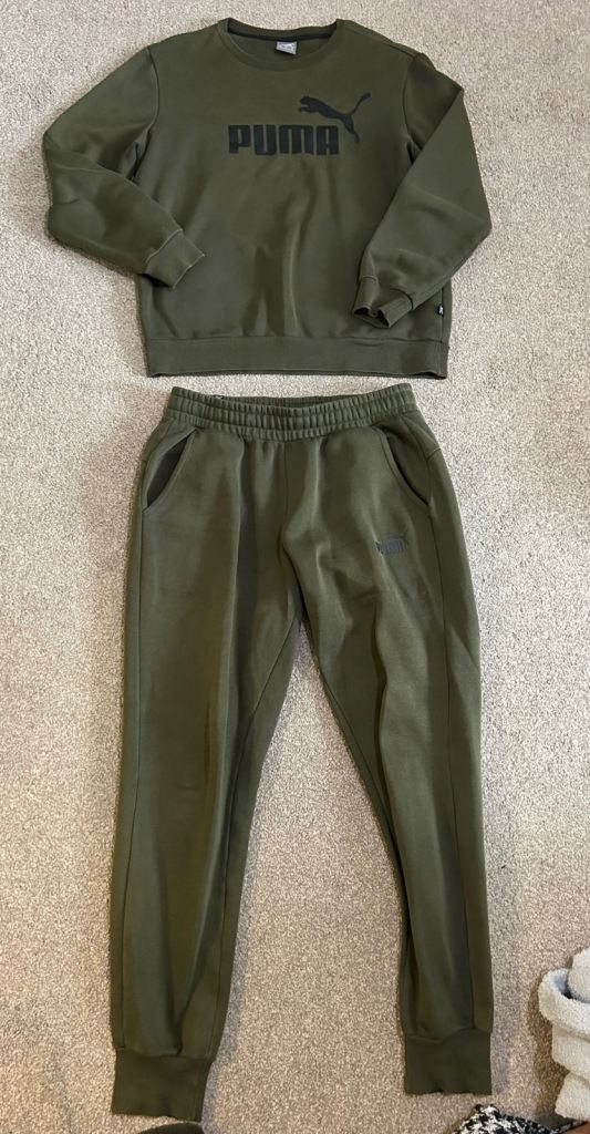 Puma Fleece Tracksuit Size M