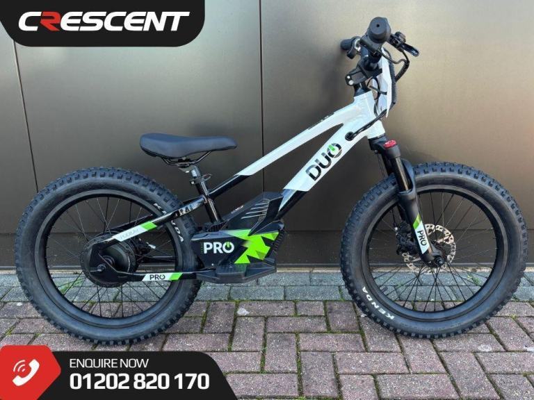 DUO BIKES - DUO 20 PODIUM PRO - NEW KIDS ELECTRIC BALANCE BIKE - FOR KIDS AGE 7+