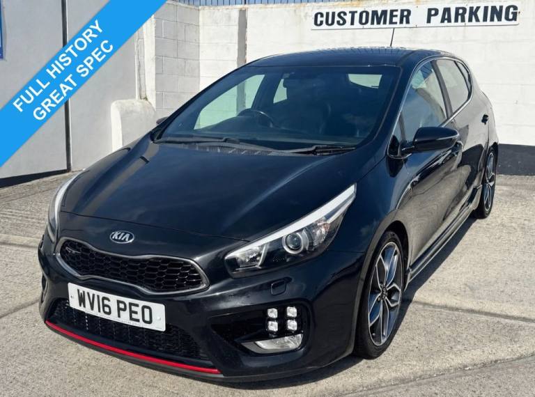 2016 16 KIA CEED 1.6 T-GDI GT HATCHBACK 5DR PETROL MANUAL EURO 6 (201 BHP)