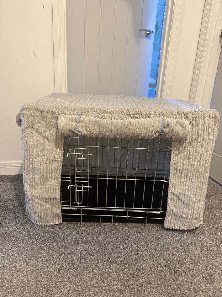 Dog Crate & crate cover 