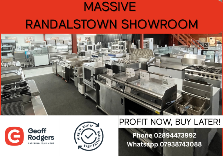 Visit our Randalstown Showroom! Popular Easy Payments - spread the cost of New & Used Catering Equip