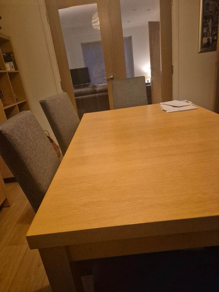 Table, Tall Unit and Sideboard 