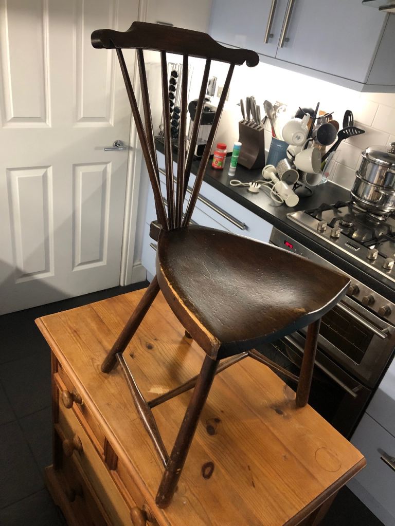 Elm Saddle Windsor Nursing Chair.