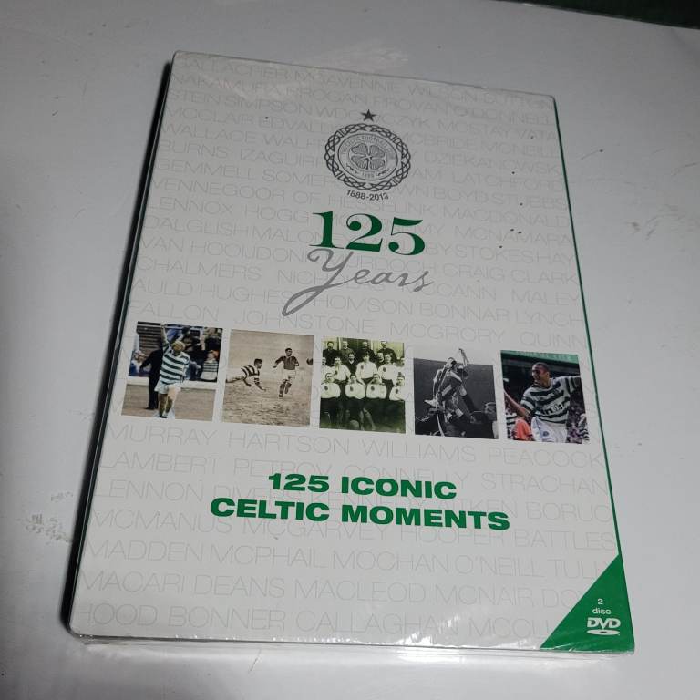CELTIC FOOTBALL CLUB 125 YEARS DVD - New Sealed