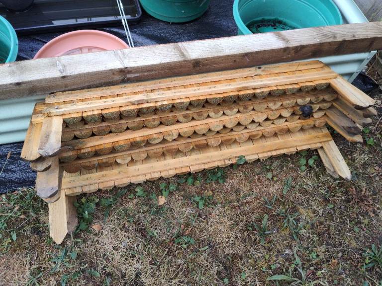 Approx 10 garden edging strips only a month or two old never used. 