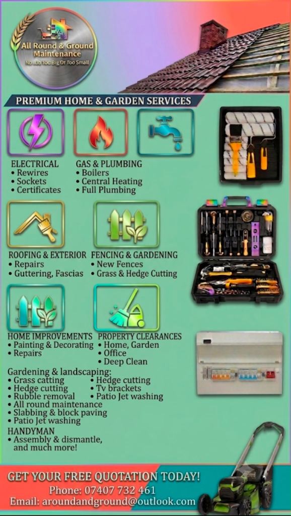 Handyman & maintenance , household repairs , gardening , DIY , plumber , electrician 