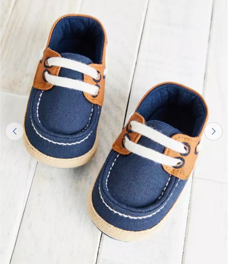 Navy Boat Shoes 9-12 months