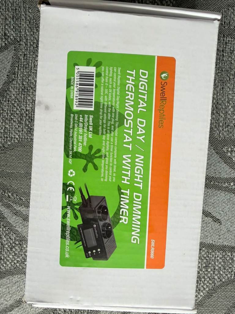 SwellReptiles Digital Day/Night Dimming Thermostat with Timer