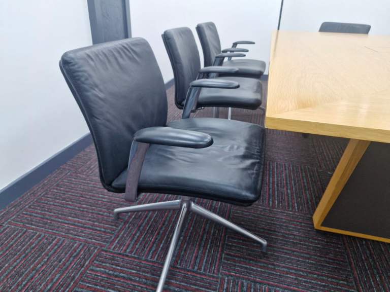 Boss design leather executive conference chair (10 available) £100 each