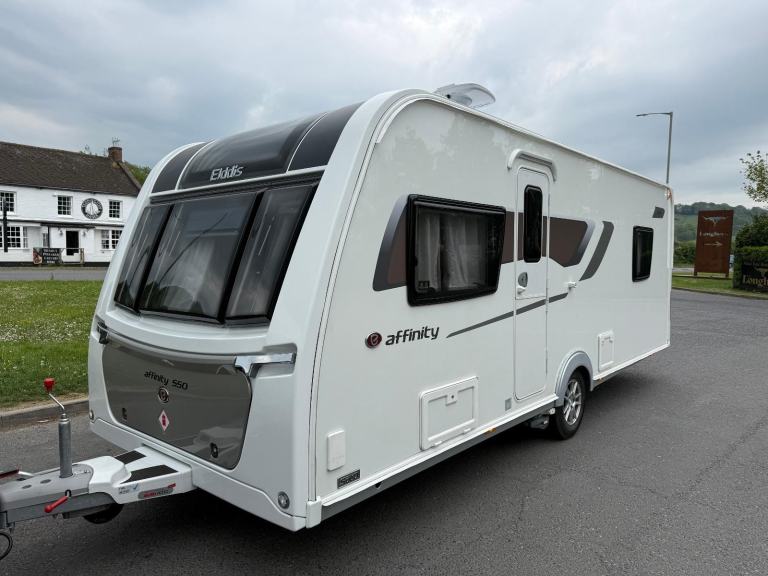 Elddis Affinity 550 4 berth fixed island bed caravan