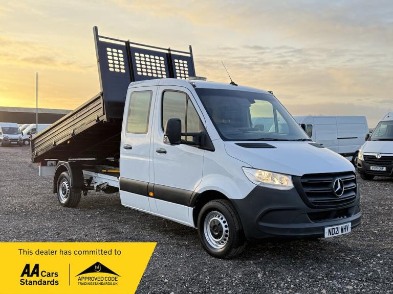 2021 Mercedes-Benz Sprinter 3.5t Crew Cab Tipper CHASSIS CAB DIESEL Manual