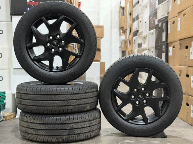 17" Genuine FORD TRANSIT CUSTOM ALLOYS & GOODYEAR TYRES 6X120